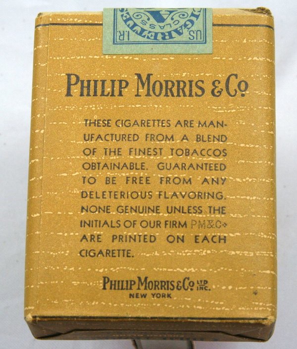 Cigarettes American Philip Morris 1945  US S4