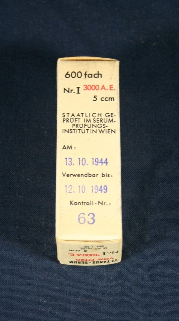 Tetanus Injectie ampul 1944  DMI 11