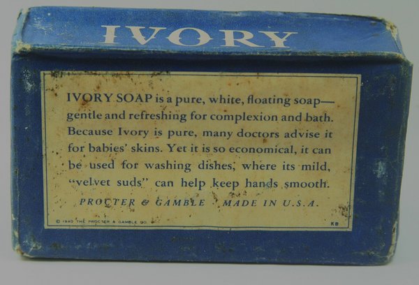 Ivory Soap 1940  USPI 78