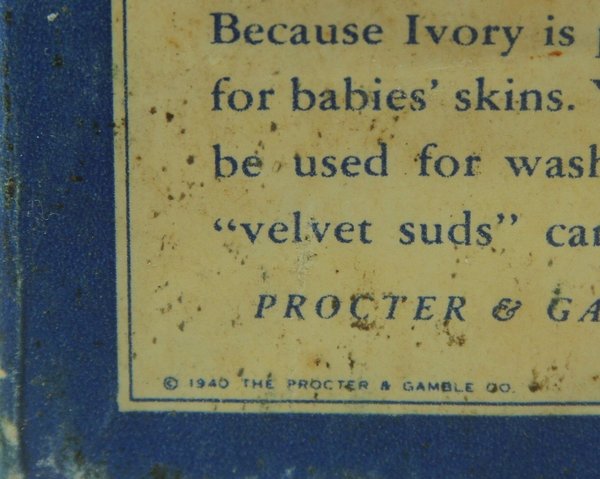 Ivory Soap 1940  USPI 78